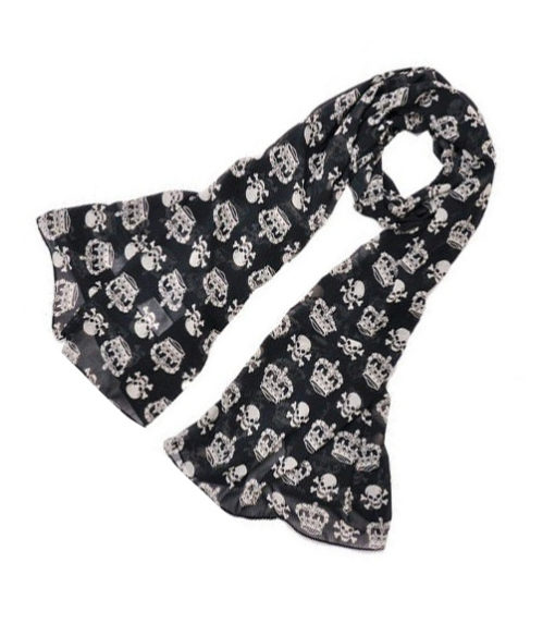 black_skull_vrown_shawl_tie_rack_au