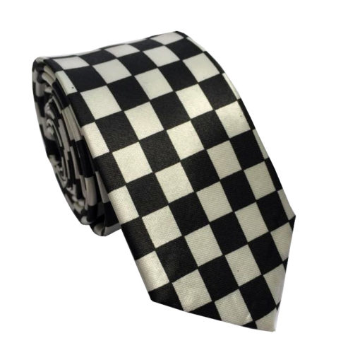 black_white_squares_skinny_tie_rack_australia_au