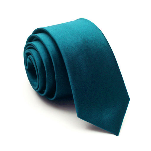 aegean_blue_solid_skinny_tie_rack_australia_au