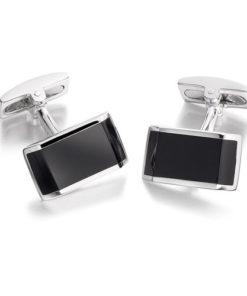 black_silver_pyramid_cufflinks_ties