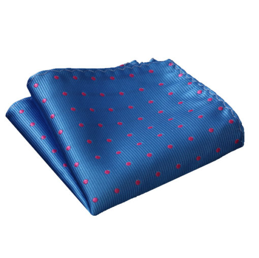 light-blue-pink-polka-dot-pocket-square