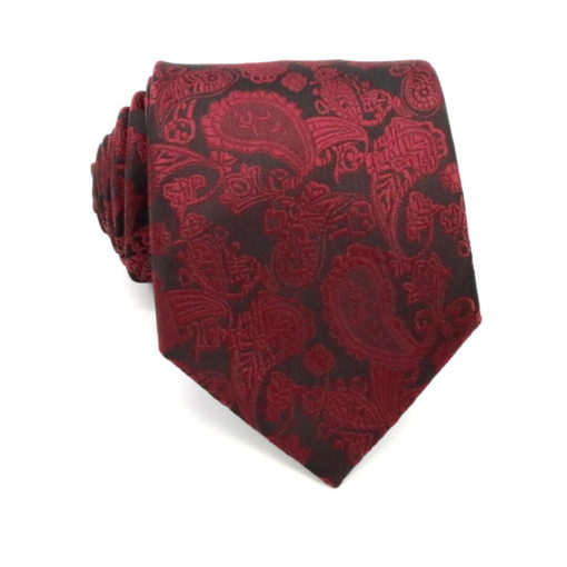 red_black_paisley_neck_tie_rack_australia