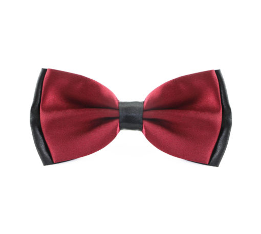 two_tone_layered_bow_tie_maroon_rack_australia_au