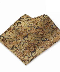 yellow_paisley_pocket_square_tie_rack_australia_au