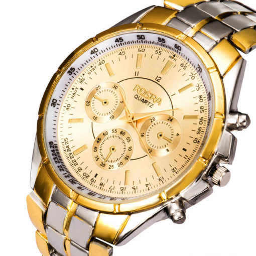 rosra_quartz_mens_gold_watch_australia_face