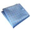 light-blue-orange-polka-dot-pocket-square