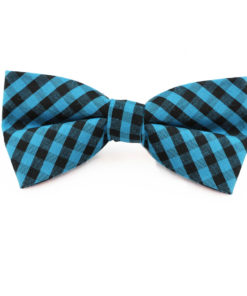 aqua_black_checkered_cotton_bow_tie_rack_australia_au