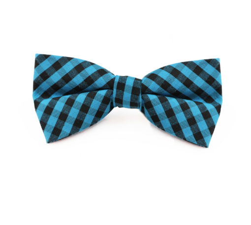 aqua_black_checkered_cotton_bow_tie_rack_australia_au