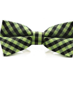 green_black_checkered_cotton_bow_tie_rack_australia_au