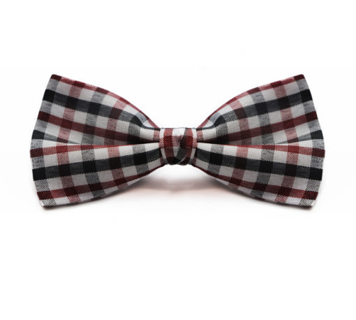 white_dark_red_black_checkered_bow_tie_rack_australia_au