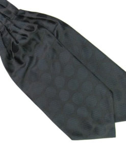 black_large_polka_dot_cravat_tie_rack_australia_online