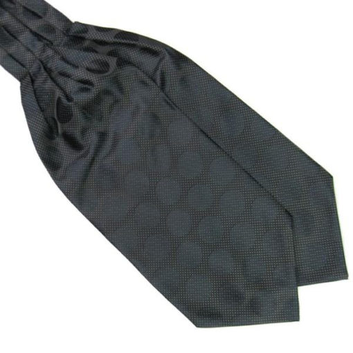 black_large_polka_dot_cravat_tie_rack_australia_online