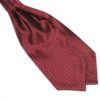 maroon_white_polka_dot_cravat_tie_rack_australia_online