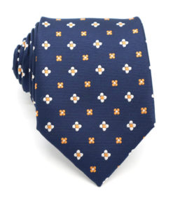 navy_orange_floral_tie_rack_australia