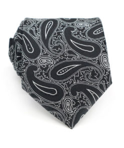 black_white_paisley_neck_tie_rack_australia