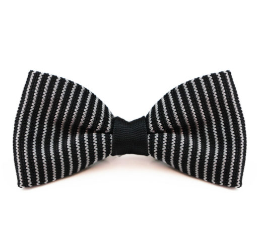 black_white_striped_knit_knitted_bow_tie_rack_australia_online