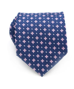 navy_blue_pink_floral_neck_tie_rack_australia_online