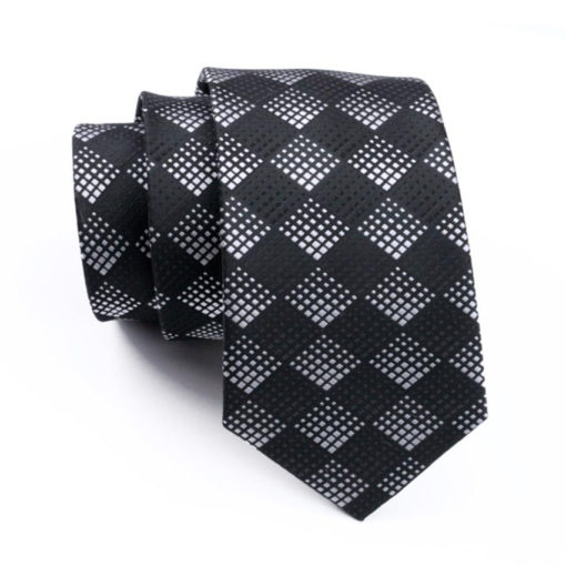 black_white_dotted_diamond_neck_tie_rack_australia